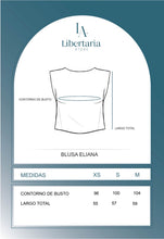 Cargar imagen en el visor de la galería, BLUSA ELIANA CELESTE
