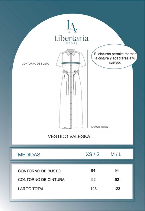 Vestido Valeska - Negro