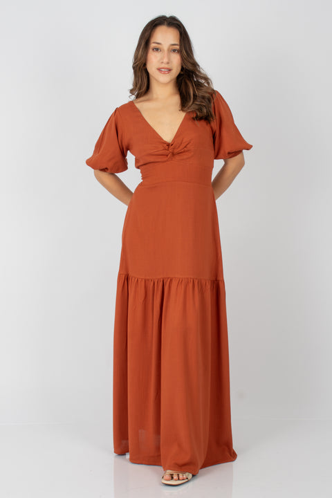 Vestido Berenice - Camel