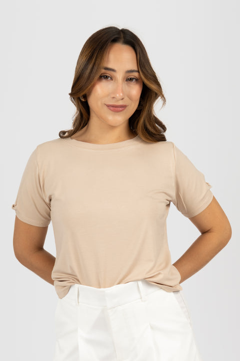 Camiseta Kiara - Beige