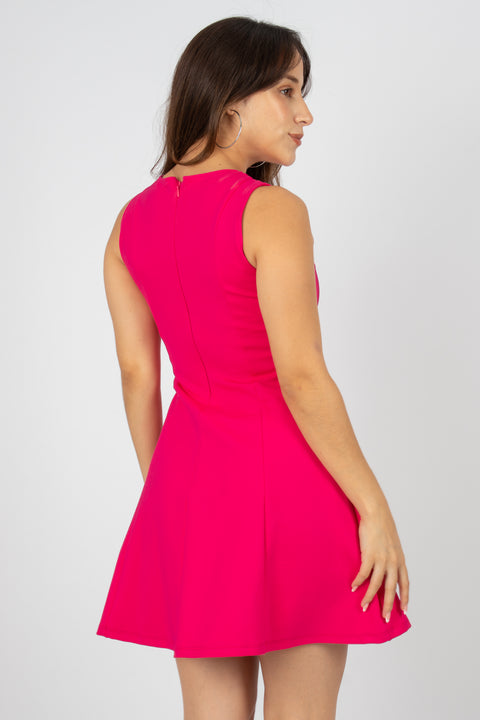 Vestido Olenka - Fucsia