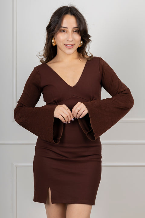 Vestido Alexia - Marron Chocolate