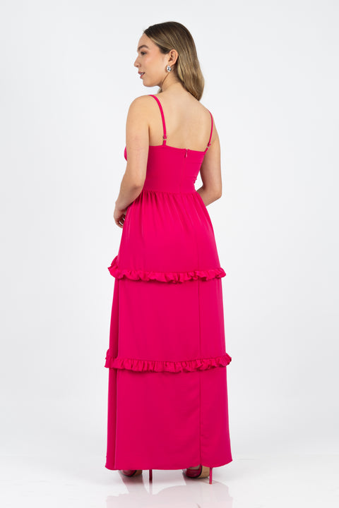 Vestido Catalina - Fucsia