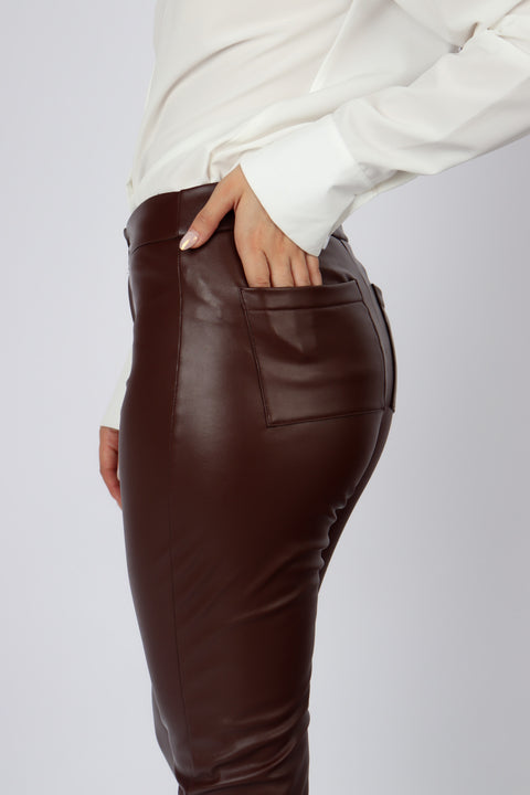 Pantalon Megan - Marron Chocolate