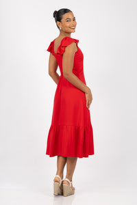 VESTIDO FRANCIS ROJO