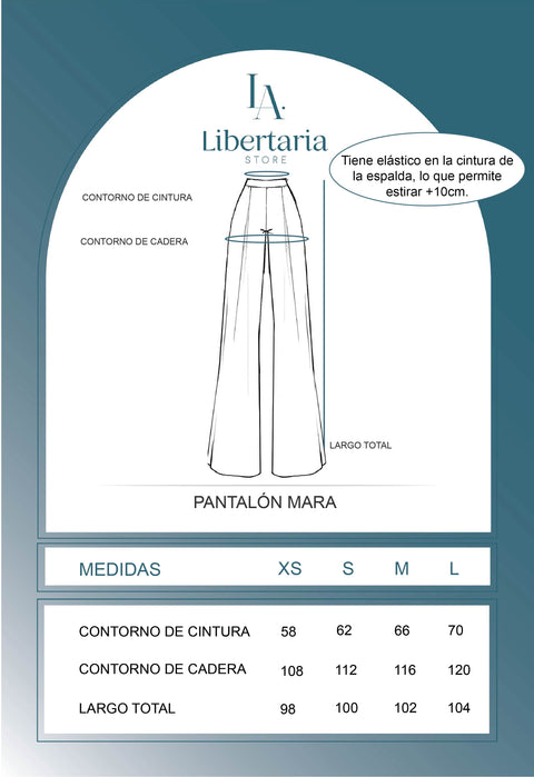 Pantalon Mara - Crema