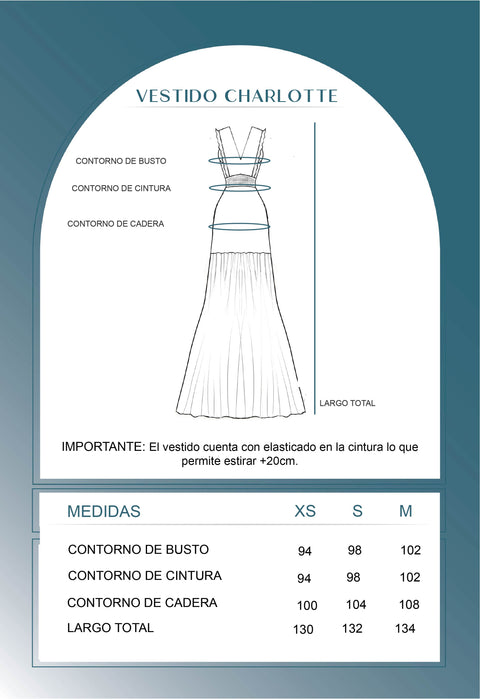 Vestido Charlotte - Lacre