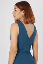 Cargar imagen en el visor de la galería, VESTIDO LAYLA AZUL
