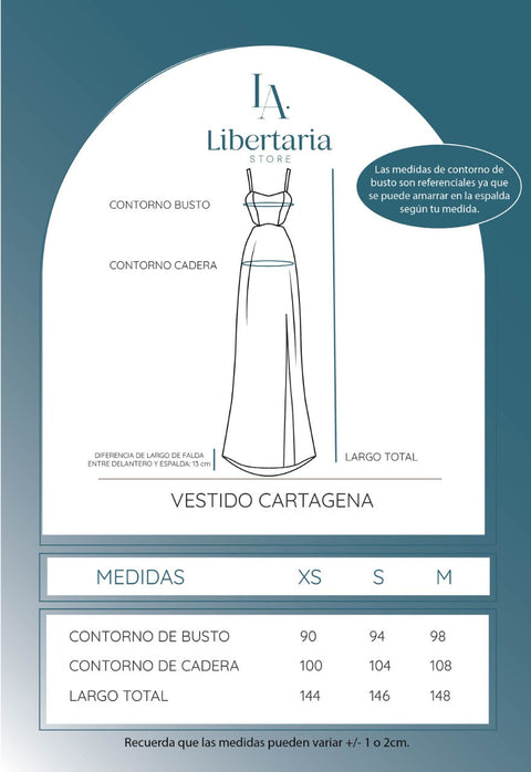 Vestido Cartagena - Negro